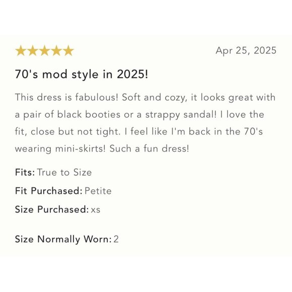 NWT Size XXS  -Anthropologie The Nina Mock-Neck Mod Mini Dress (NWT US$ 148) - Picture 13 of 16